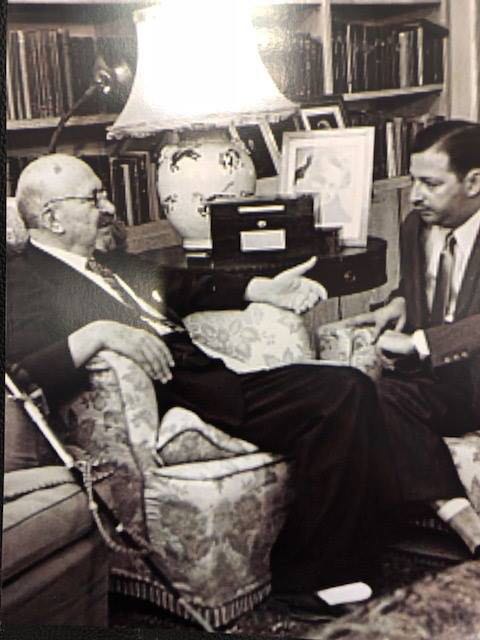 Chaim Weizmann con Manguel