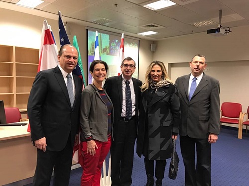 El ministro de Salud de Brasil visitó Hadassah junto con un grupo de colaboradores