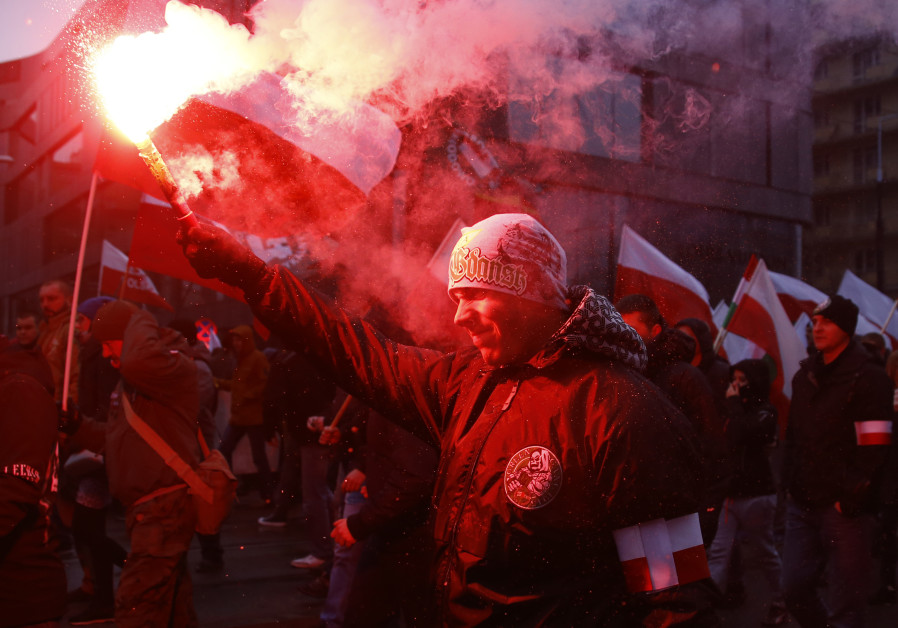 Manifestación ultraderecha Polonia