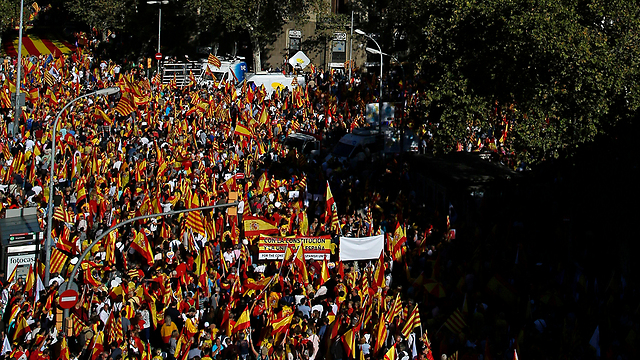 protesta cataluña