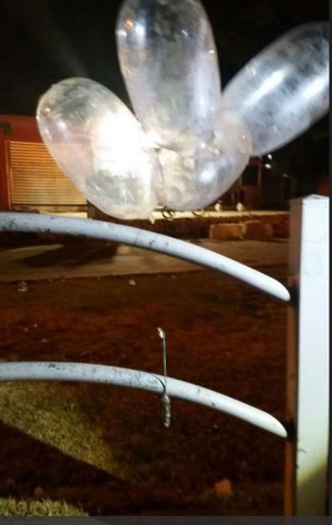 globos incendiarios