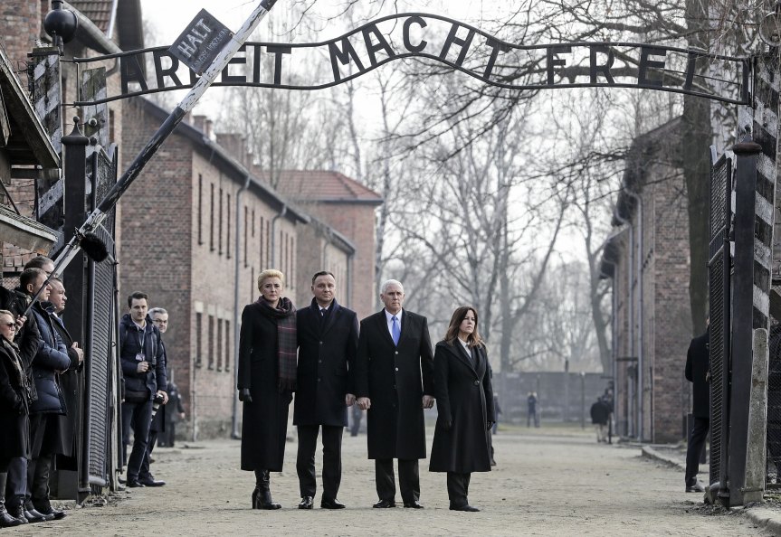Mike Pence Auschwitz