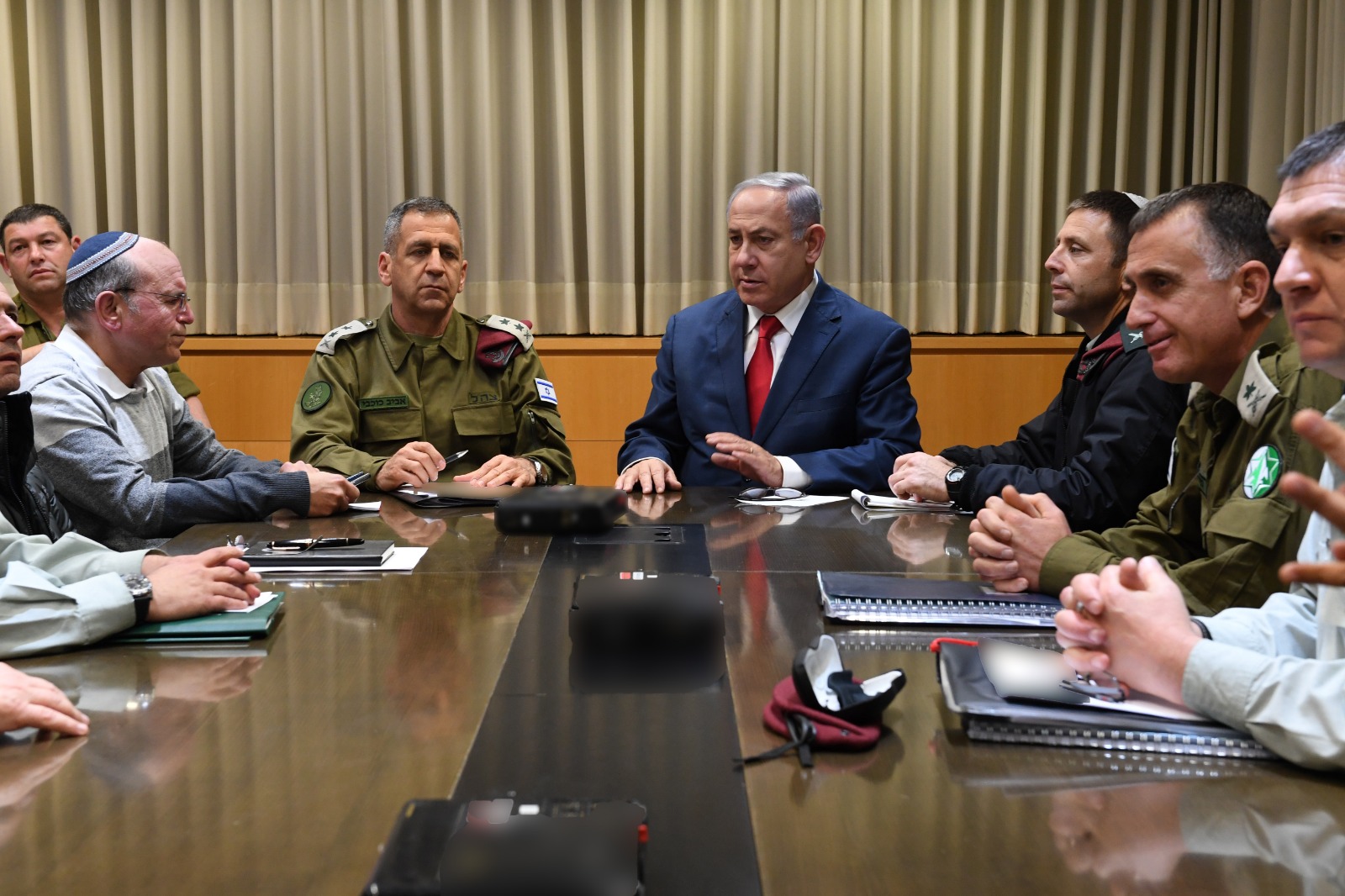 PM and DM Netanyahu holding security consultation