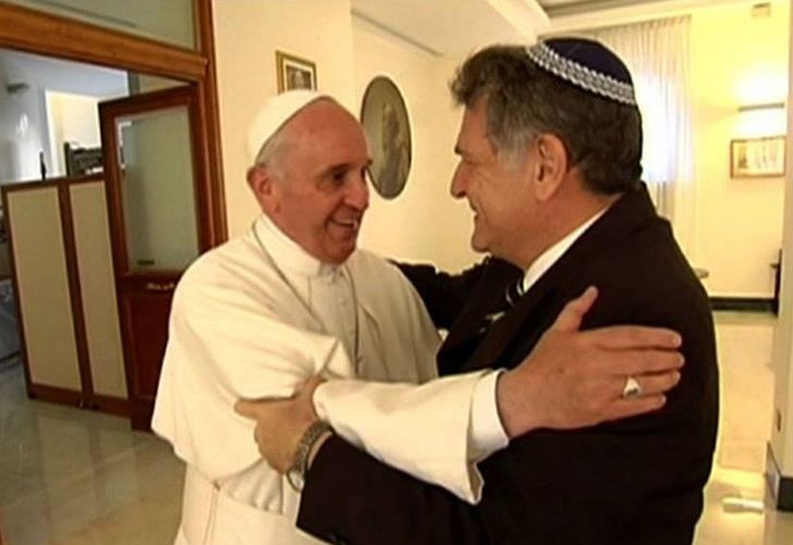 El Papa Francisco junto al rabino Abraham Skorka