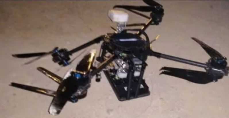 dron derribado en Líbano
