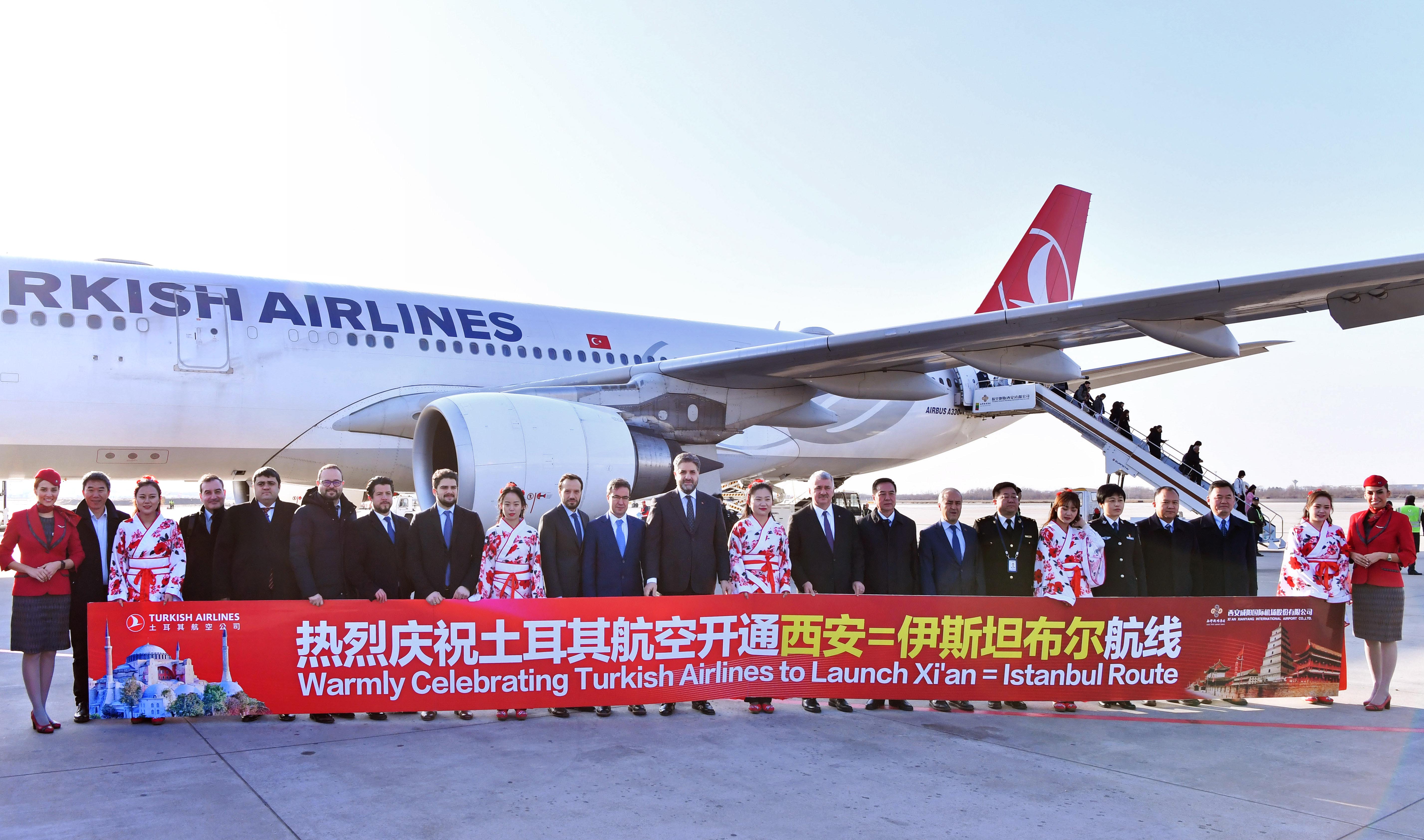 Turkish Airlines inaugura vuelo a la ciudad china Xian