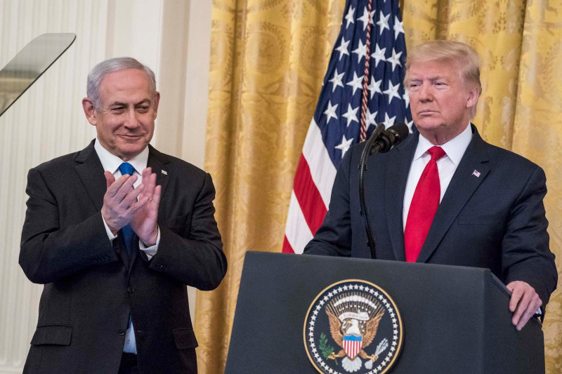 President Trump Meets With Israeli PM Netanyahu At The White House