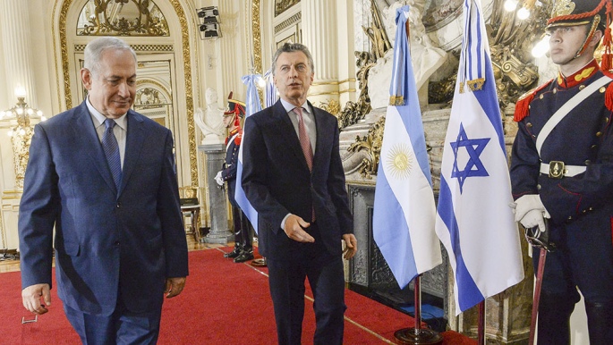 Netanyahu y Macri
