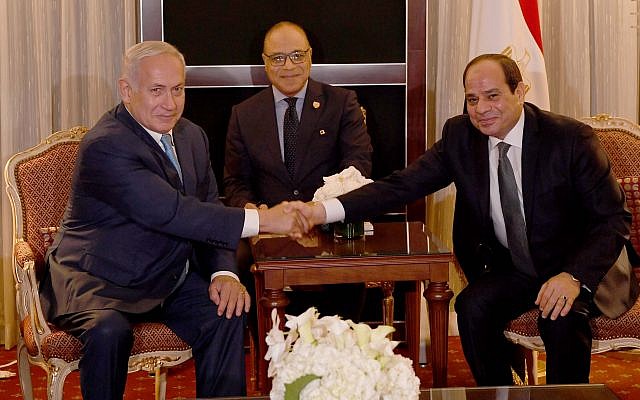 PM-Netanyahu-and-Egyptian-Pres.-el-Sisi-e1538043567444-640×400