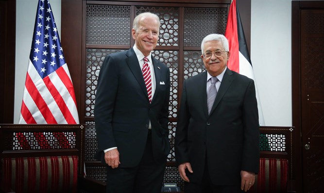 biden y palestinos