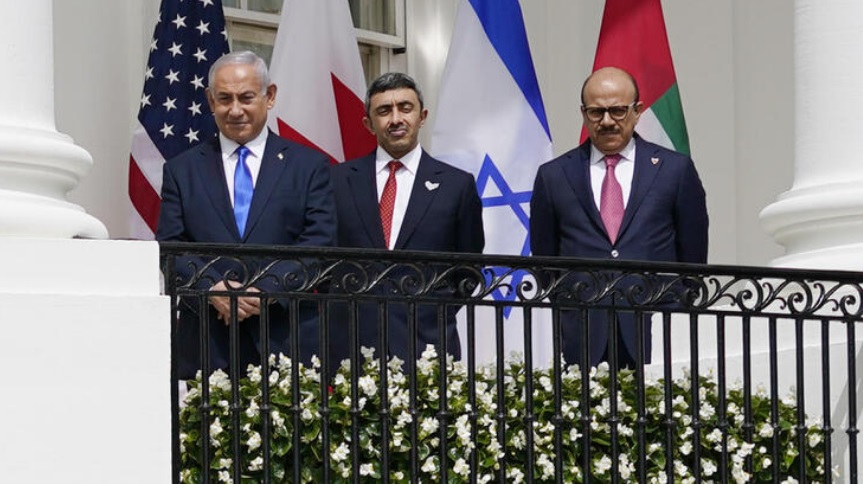 Netanyahu, Abdullah bin Zayed Al-Nahyan Abdullatif al-Zayani