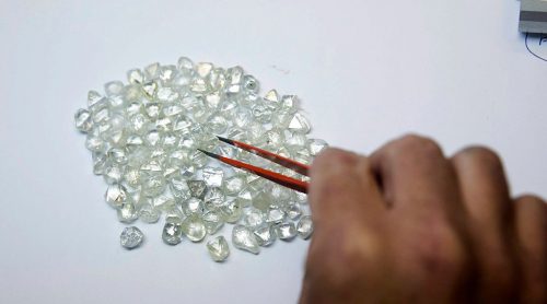 Aumentan las exportaciones de diamantes