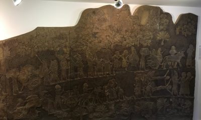 Copy of Assyrian relief of the siege of Lachish at the Hebrew University of Jerusalem on Mount Scopus