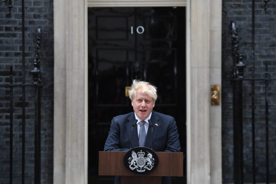 UK Prime Minister Boris Johnson Announces Resignation