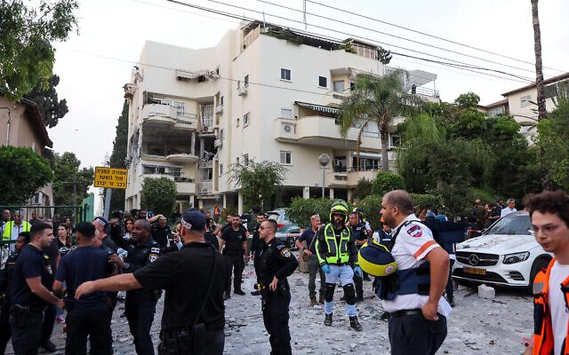 rocket fired from Gaza into Rehovot