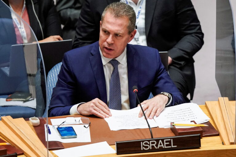 UN security Council meeting due to the situation in Middle East and Palestine, at the United Nations headquarters in New York