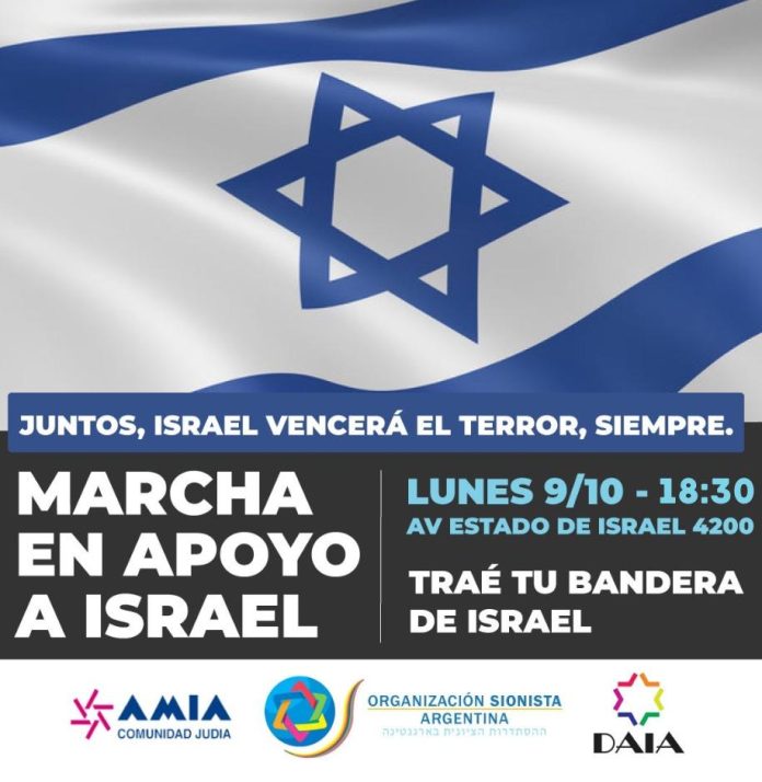 Marcha-apoyo a israel