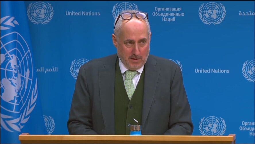 Vocero ONU Guterres Stéphane Dujarric