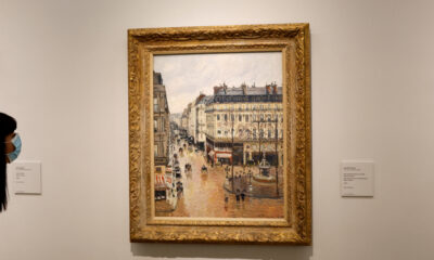FILE PHOTO: Camille Pissarro’s «Rue Saint-Honore in the Afternoon. Effect of Rain, 1897» is displayed at Thyssen-Bornemisza museum in Madrid