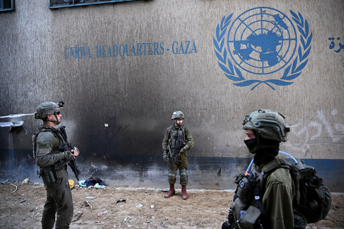 Israeli forces operate in the Gaza Strip UNRWA