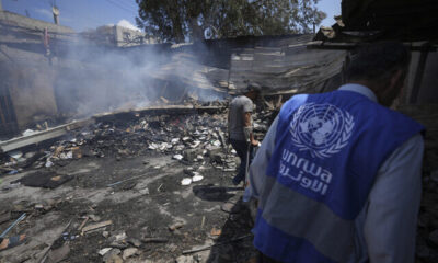 Escuela UNRWA destruida