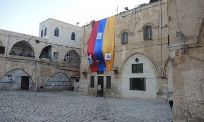 Jerusalem Barrio Armenio bandera