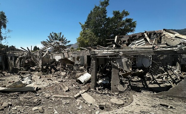 Casa destruida Kiryat Shmone