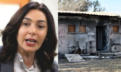 Regev casa incendiada kibutz
