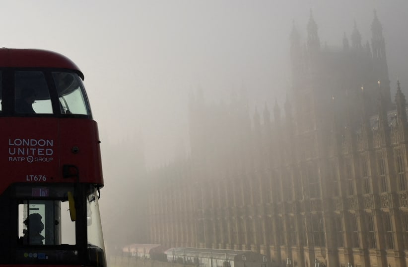 Londres niebla colectivo Parlamento