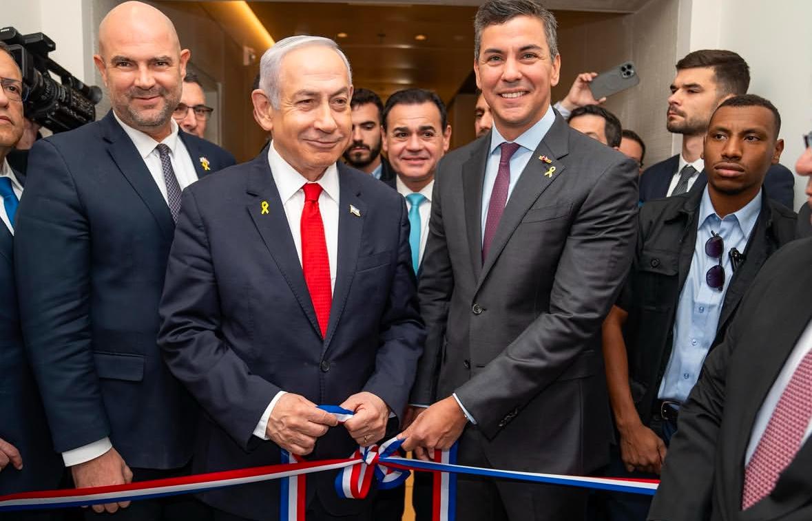 Netanyahu Peña inauguración embajada