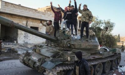 Rebeldes Siria tanque
