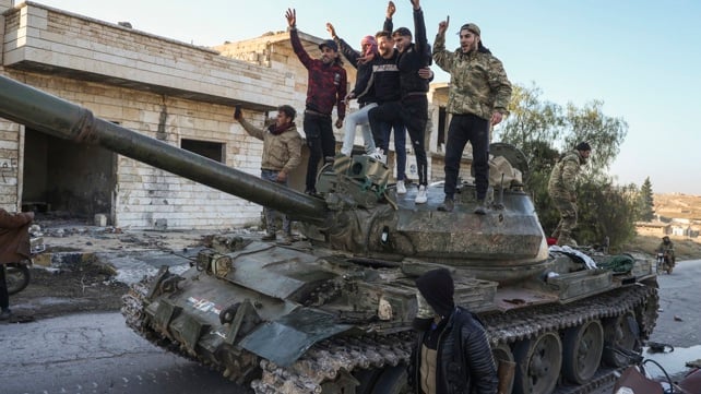Rebeldes Siria tanque