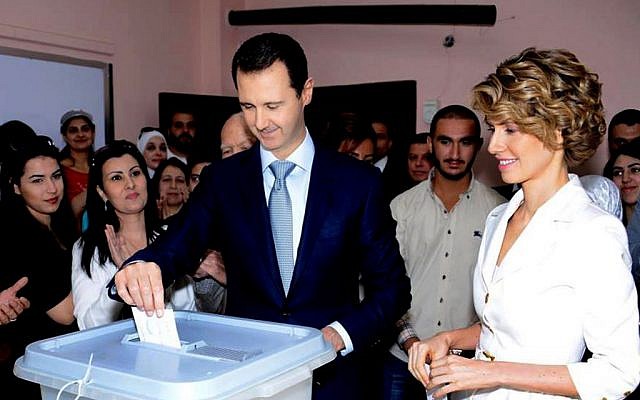 assad y su familia