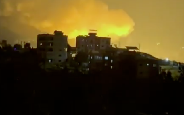 Bombardeo Líbano