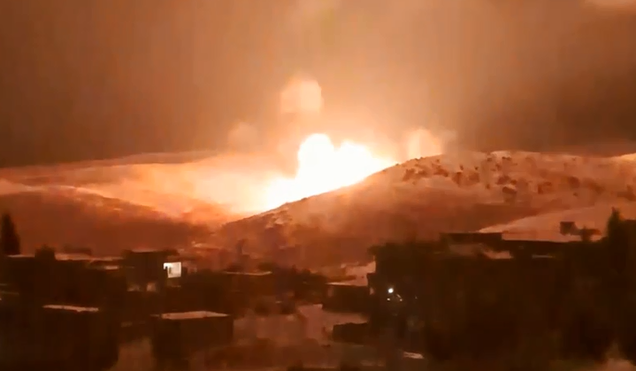 Bombardeo Líbano
