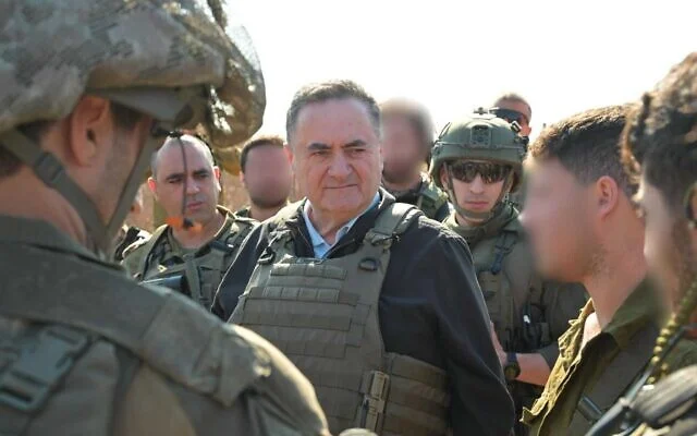 Israel Katz visita posición IDF sur del Líbano