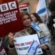 Manifestación contra BBC Londres
