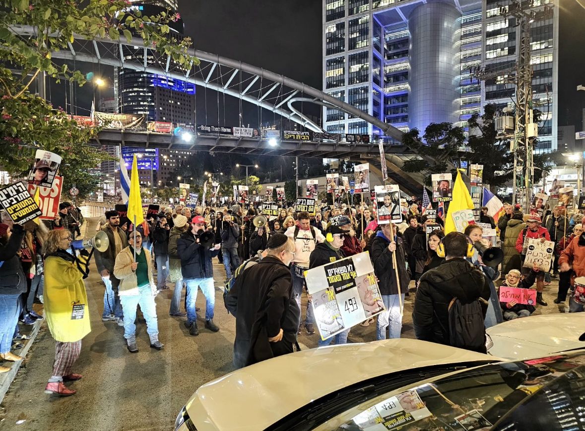 Manifestación por rehenes