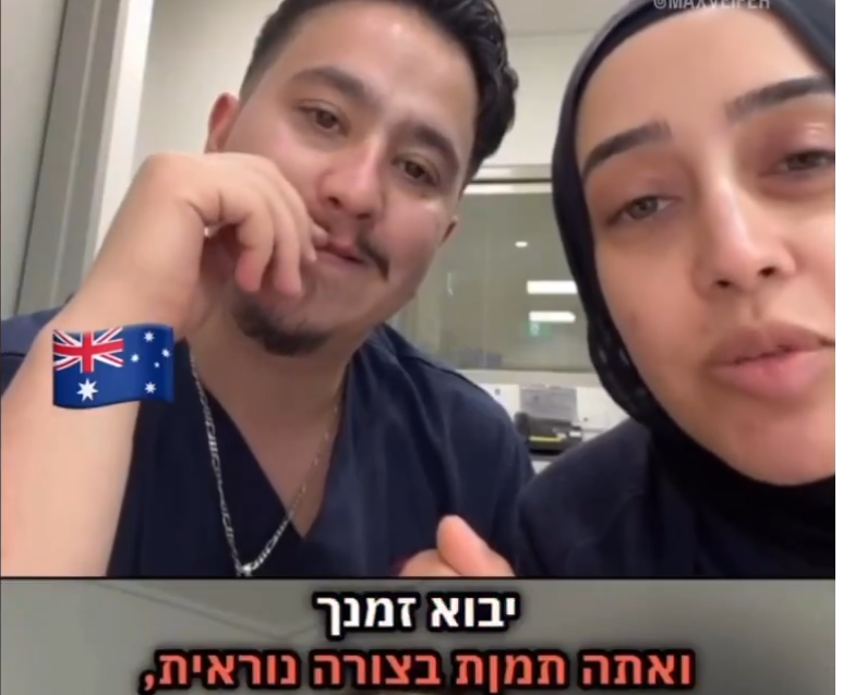 enfermeros australianos antisemitas