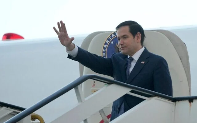 Rubio Marco avión