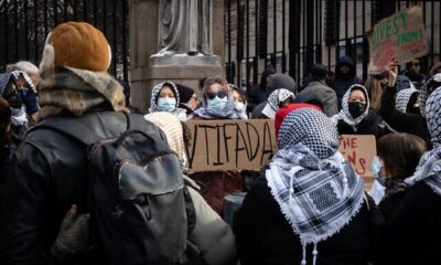 Manifestación Universidad Columbia