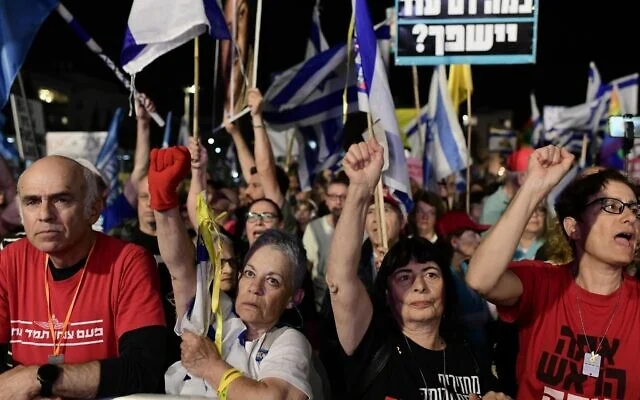 Manifestación opositora