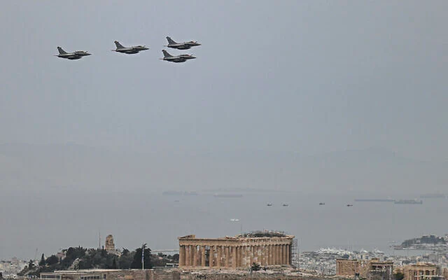 Aviones Partenón Grecia