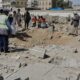 Bombardeo cementerio Saná Yemen