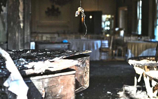 Incendio residencia Shapiro