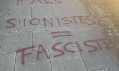 Pintada antisemita Nanterre Francia