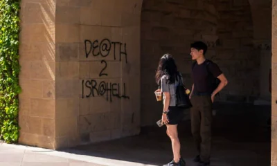 Vandalismo rectorado Stanford