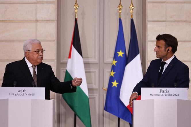 FRANCE-PALESTINIAN-POLITICS-DIPLOMACY
