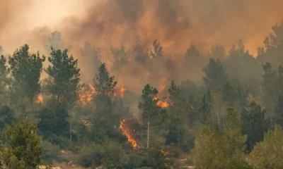 incendio moshav Eshtaol
