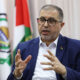 Hamas official Basem Naim speaks during an interview with Reuters in Istanbul
